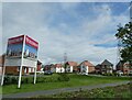 Housing estate, Dunkirk, by A5117 under the power lines in CH66 2EX
