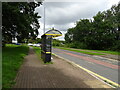Bus top and shelter on Wharford Lane in WA7 1TF