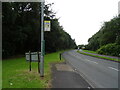 Bus stop on Warrington Road in WA7 1UT