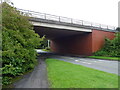 Bridgewater Expressway (A558) bridge over Astmoor Road in WA7 5QN
