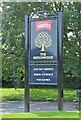 Sign for the Beechwood public house in WA7 2YQ