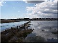 Flooded Footpath-Holly Hill Park in SO31 7AH