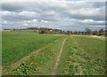 Public footpath across the fields in Great Shelford