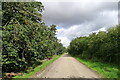 Restricted byway into the Aswarby Estate in Aswarby and Swarby