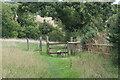 Stile between two grass fields in SA72 6PE