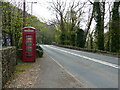 Phone box along Bangor Street in Y Felinheli in LL56 4JT