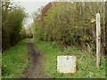 Public bridleway viewed from Heath Road in CM11 1LZ