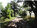 Farm track south of Redbourne in DN21 4LG