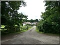 Looking from the road towards Warren Farm in SP5 1LU