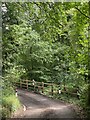 Bridge over Cwm-ffrwd Brook in Llangybi Community