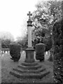 Cross in Hursley cemetery in SO21 2LH