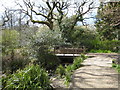 Footpath bridge over Tregoniggie stream in TR11 2AE