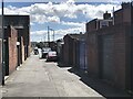 Lane behind Ariel Street, Hirst in NE63 9EY