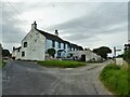 Whiteways Cottages at road junction in Skinburness