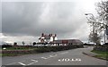 The road junction with the A5 near the Gaerwen Arms in LL60 6DD