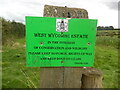 West Wycombe Estate Notice in HP14 3BE
