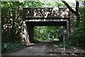 Former railway bridge beneath Brandy Hole Lane in PO19 4XY