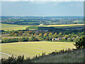 View NW from Dunstable Downs in LU6 2JP