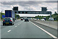 Sign Gantry on the M1 at Milton Keynes in MK16 0FF