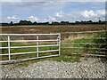 Gates and field near Brook Farm in BA14 6DX