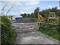 Horse boxes and digger guarded by CCTV in BA14 6DD