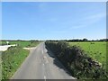 The road to Newquay Cornwall Airport in TR8 4EH