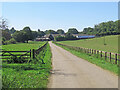 Ashdon: the road to Newnham Hall Farm in Ashdon