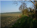 Footpath south of Harlton in CB23 1AF