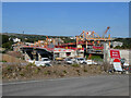 New A465 bridge under construction near Merthyr Tydfil in CF48 1LY