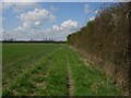 Footpath through Farmland in CB3 0FZ