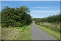 Cycle path along Malton Road near the roundabout with Dog Kennel Lane in HU17 7RA