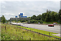 The M74 seen from Bothwell Services in G71 8BG