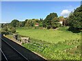 From a Swindon-Bristol train, crossing over a farm track near Batheaston in BA1 7QQ