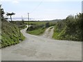 Multi-road junction with a view in Llanelli Rural Community