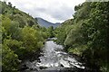Afon Glaslyn below Llyn Dinas in Beddgelert Community