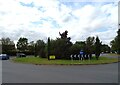 Roundabout on the A6, Kibworth Harcourt in LE8 0EY