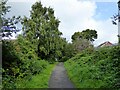 Cycle path following route of former canal in M11 1NP
