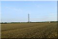 Flat scenery in Vale of Aylesbury west of North Marston in MK18 3JY