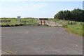 Gated road into Castlemartin Training Area in SA71 5HT