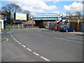 West Harrow: The Gardens railway bridge in HA2 6AS