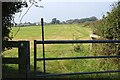 Gate into field on the east of Castlemartin in SA71 5HE