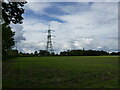 Electricity pylon close to Sleaford Lane, Coddington in NG24 2QS
