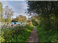 Towing path by Kennet and Avon Canal in RG30 3JL