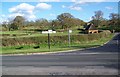 Junction opposite the Horns Inn, Colehill in BH21 2RG