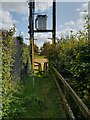 Footpath under electricity transformer in RG20 7DX