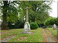 Hellidon, churchyard and Holthouse monument in Hellidon