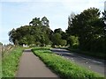 Cycle path beside Horning Road (A1062) in Hoveton