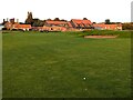 The 18th hole at Heacham Manor Golf Club in PE31 7JT