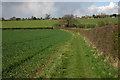 Footpath approaching Bredon's Norton in GL20 7EZ