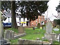 Minsterley shops and Churchyard. in SY5 0US